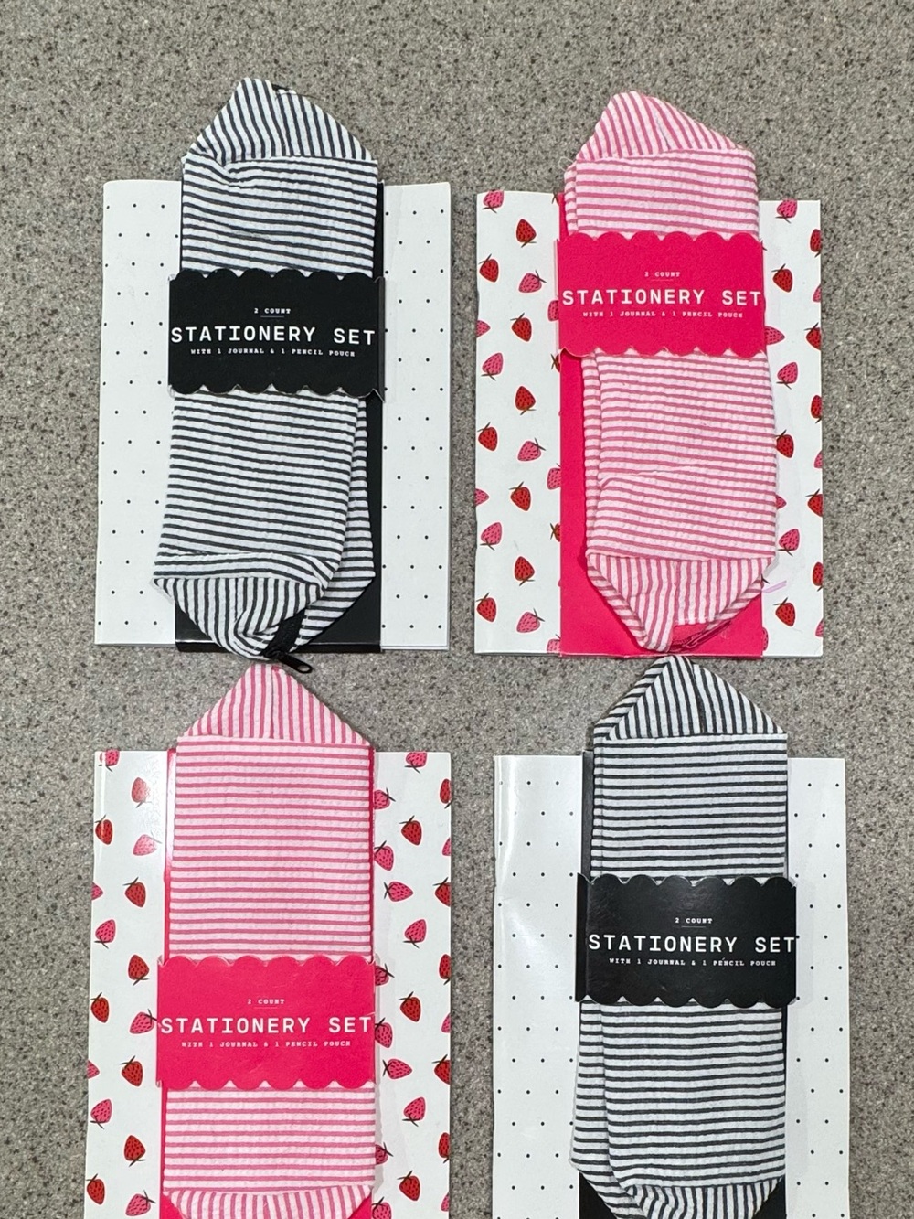 Stationery Set Stripe